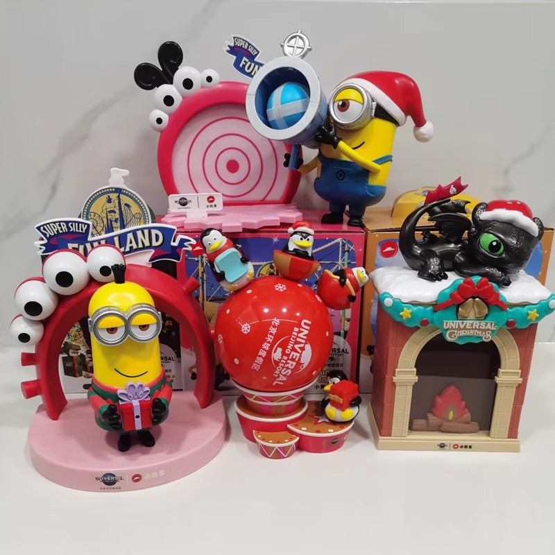必胜客小黄人圣诞节玩具摆件