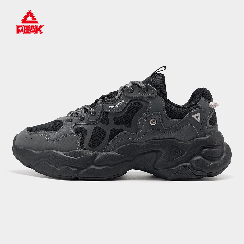 PEAK匹克态极丘陵复古老爹鞋男冬季新款潮牌厚底情侣休闲运动鞋女