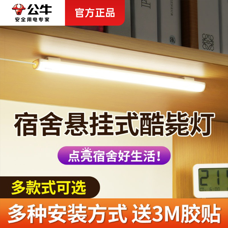 公牛宿舍灯led长条卧室灯棍书桌护眼台灯学习专用usb插电式酷毙灯