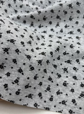 灰色韩系提花针织弹力布手工娃衣发圈面料小尺寸布头21*25㎝