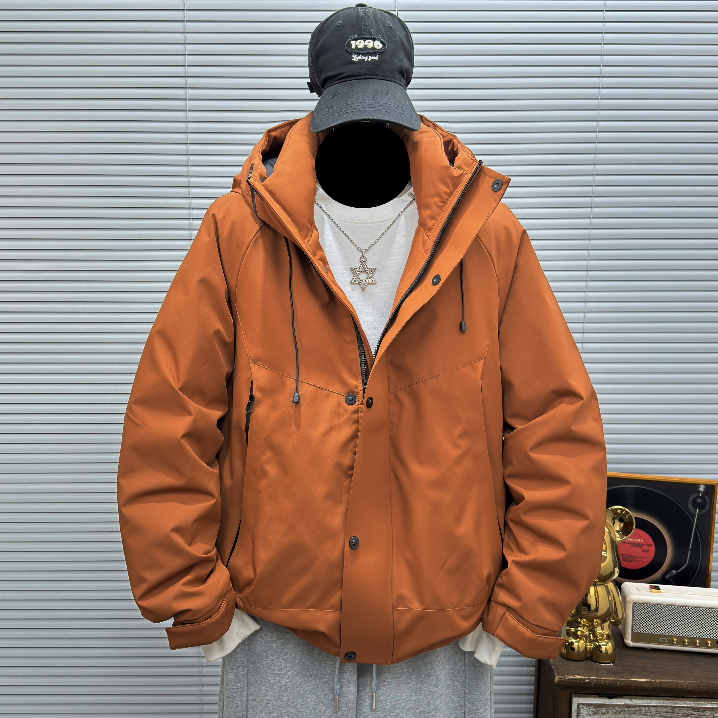 新款羽绒服男装外套90白鸭绒青年保暖上衣外套大码学生情侣羽绒服