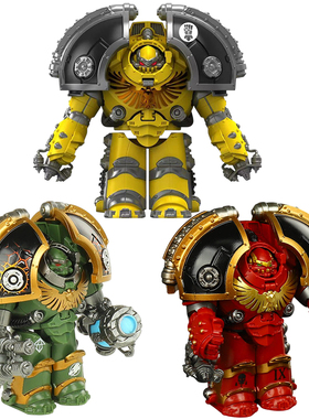 K72红色极限战士人仔战锤40K暗源终结者国产第三方积木拼装玩具