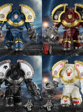 国产积木DY756土星终结者星际战士战锤极限战士拼装人仔儿童玩具