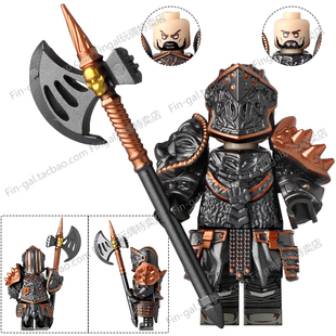 S125荣耀战魂霍顿战士兵骑士征服者中古游戏魔兽第三方积木人仔