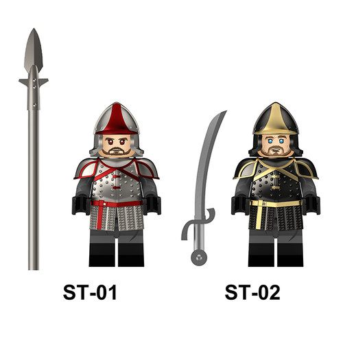ST01权利的游戏龙之家族士兵中古士兵国产第三方人仔拼装积木玩具