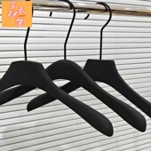 无痕衣挂裤 女装 架哑黑橡木色胡桃色实木衣架 店手感漆衣架男装 服装