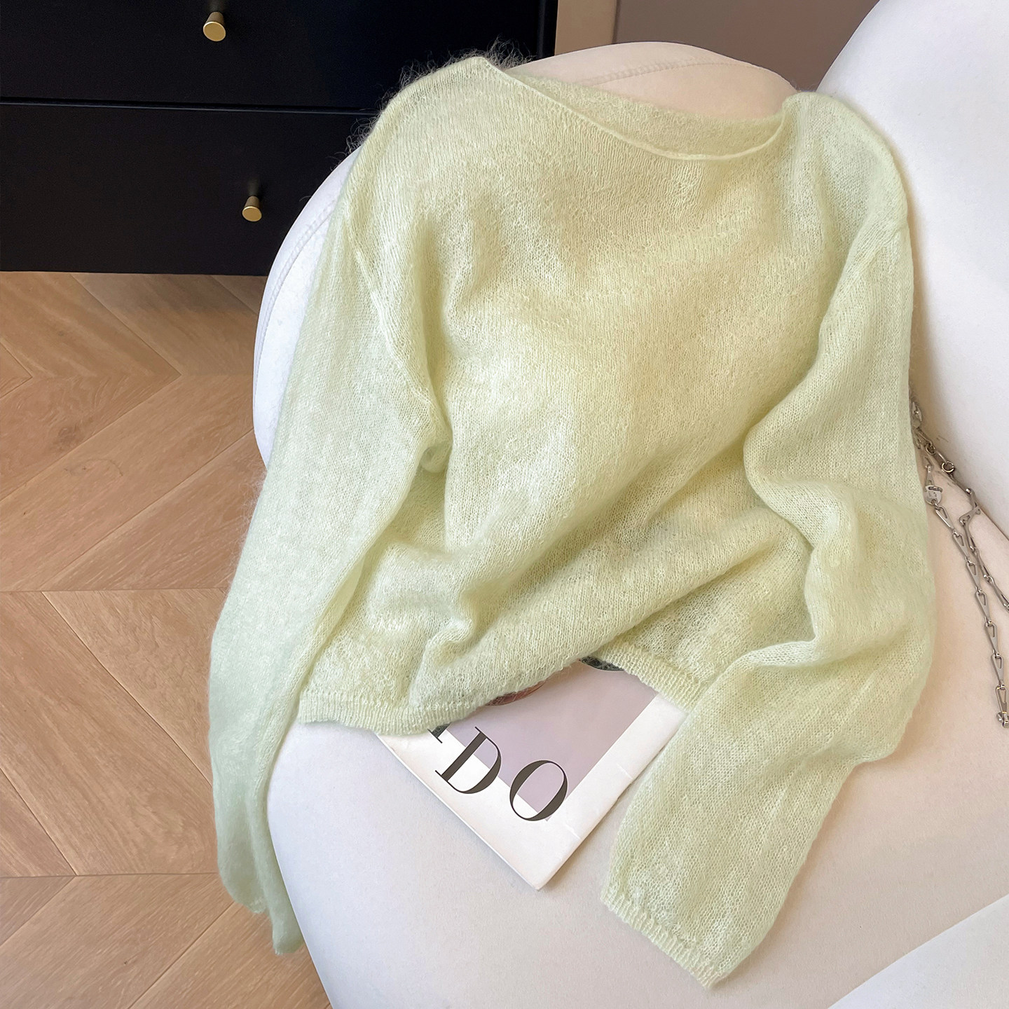 小C家 圆领羊毛毛女冬季内搭可外穿2026新款薄款马海毛软糯毛线衣,女装/女士精品,毛衣,淘宝优惠券,粉丝福利购,淘宝优惠卷