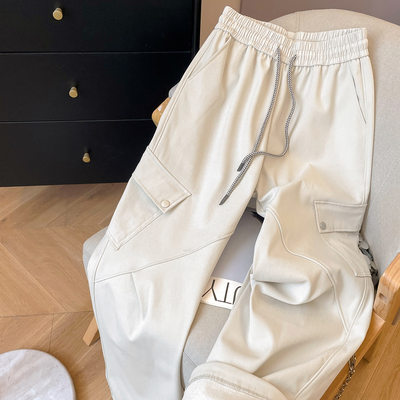 高腰休闲长裤2025新款加绒工装裤