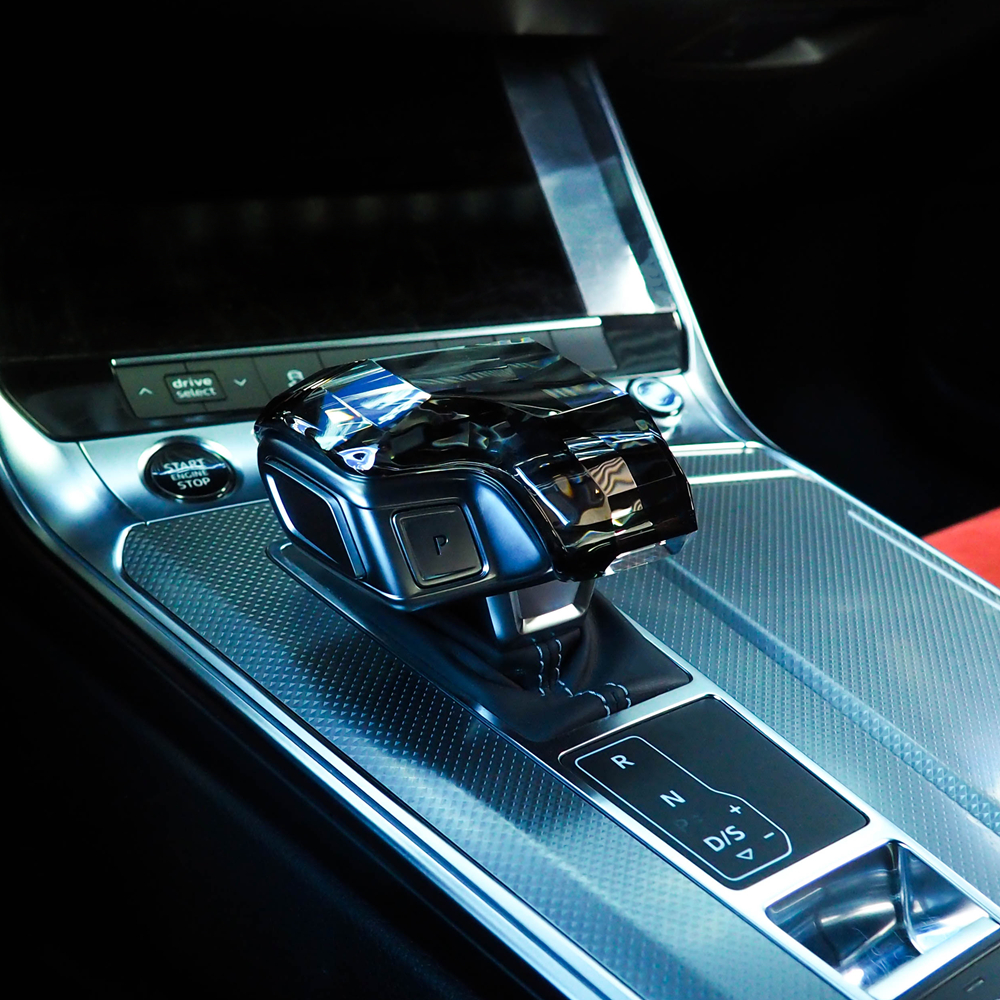 适用A6LA7Q7A8Q8改装水晶档把套水晶档换挡杆挡把套装饰