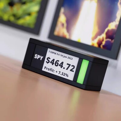 TICKRMETER桌面股票显示器墨水屏