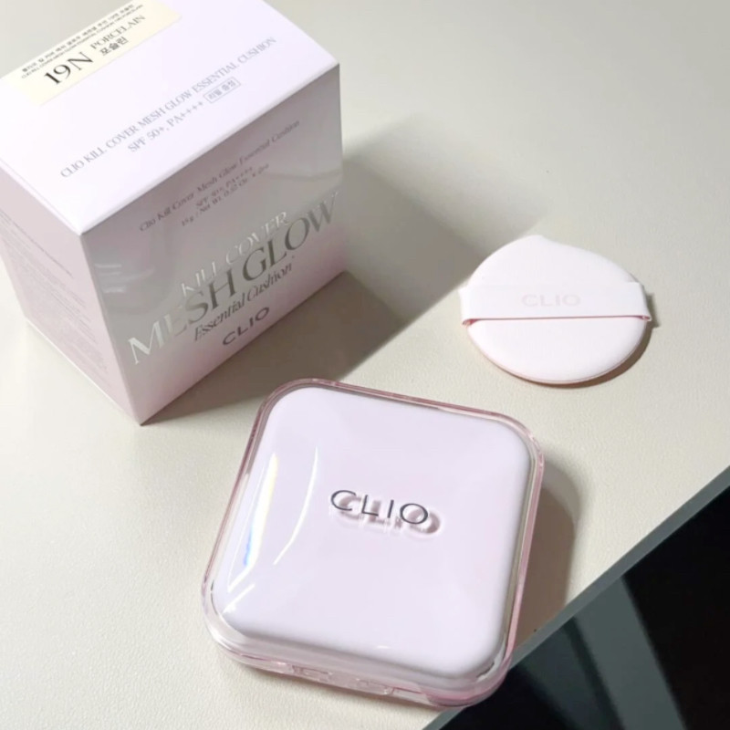 韩国clio珂莱欧粉晶气垫2.0新品持妆服帖水润奶油肌干皮遮瑕粉底