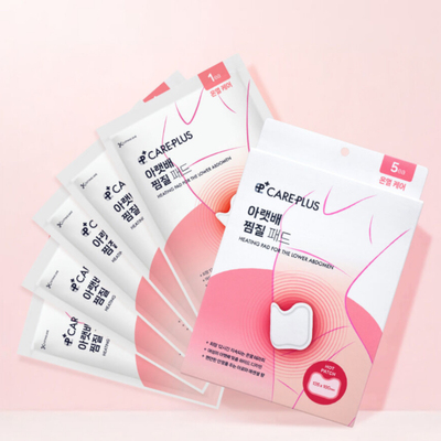 韩国 OliveYoung小腹热敷垫片 12小时持久 5片一盒careplus暖宫贴