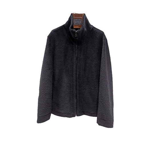 2024新款獭兔毛短款立领皮草外套