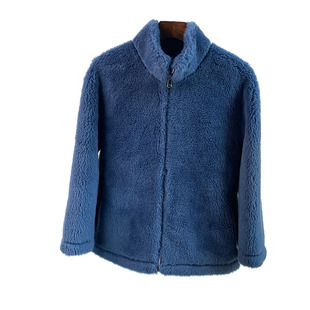 羊剪绒立领纯色温柔小个子纯羊毛短款外套复合皮毛一体海宁皮草女