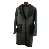 海宁羊剪绒大衣女中长款 皮毛一体全羊毛颗粒拼接气质显瘦皮草外套