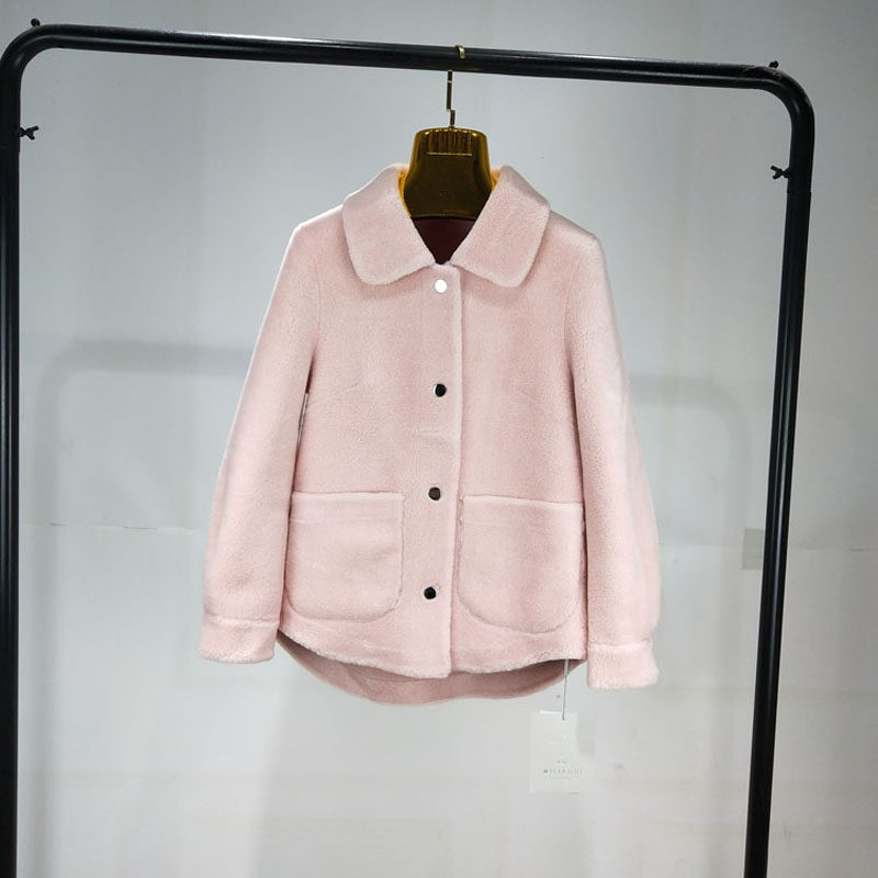 短款皮草秋冬女士百搭外套特大衣