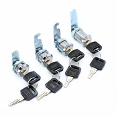 包邮 铁皮柜锁钢制办公家具铁箱文件柜橱柜衣柜鞋 柜通用抽屉转舌锁