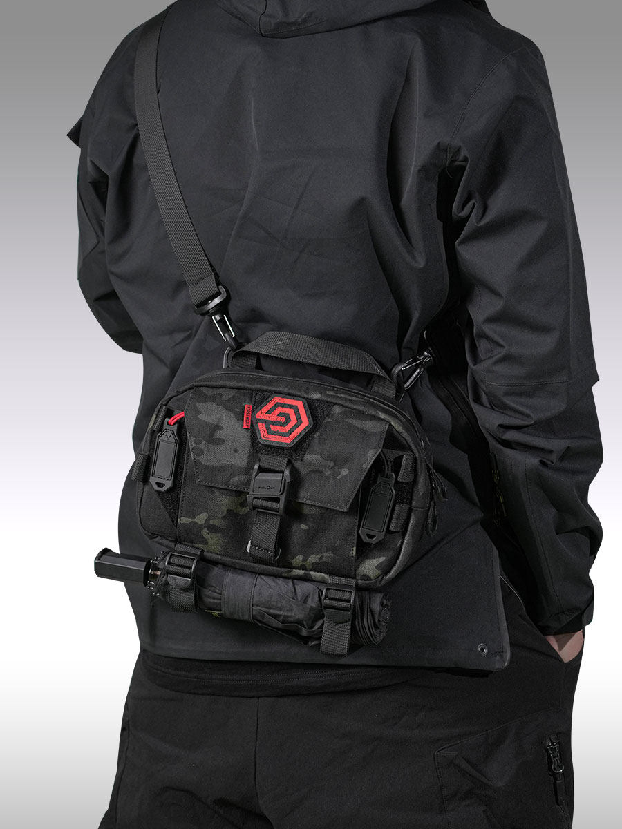 HEAD WOLF INDUSTRIAL CAPER II CROSSBODY BAG FUNCTION BAG FAST EDC TACTICAL OUTDOOR CHEST WAIST BAG ONE SHOULDER DGM-02