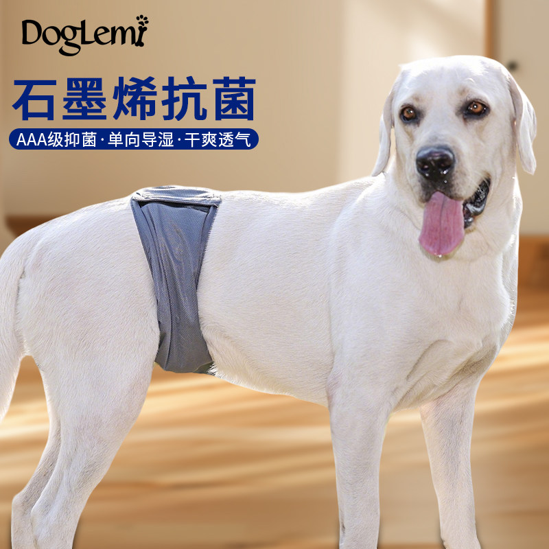 DogLemi狗狗礼貌带除菌吸水速干公狗生理裤宠物卫生裤内裤防骚扰