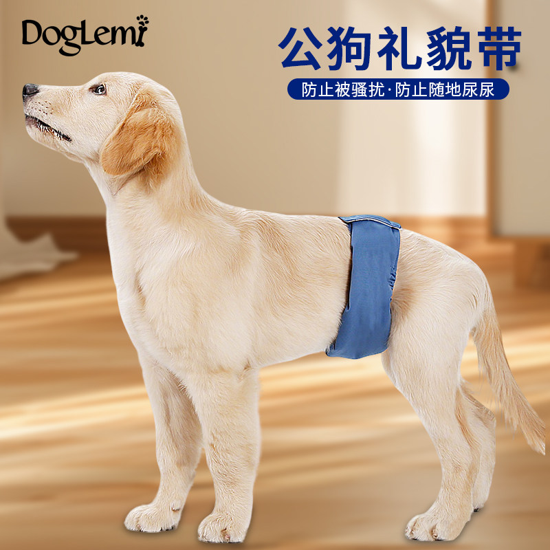 DogLemi公狗纸尿裤防骚扰狗狗尿不湿泰迪金毛防水底内裤防脱带