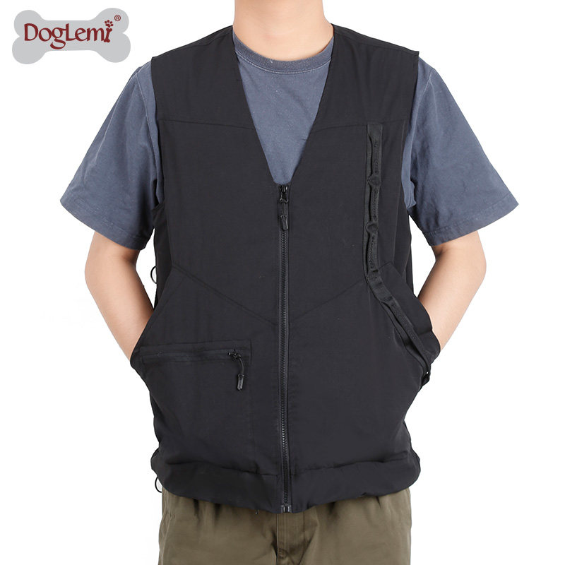 DogLemi狗狗训练专用训犬衣服大口袋多功能训犬员马甲背心防抓衣