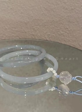 一步一响琉璃手镯女新中式搭汉服手链闺蜜国风清冷感百搭工厂批发
