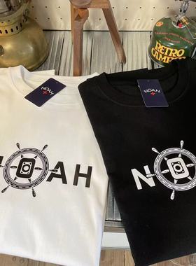 NOF studio  22FW 新款船舵字母印花宽松美潮长袖