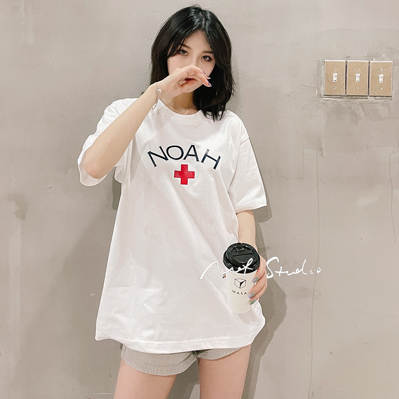 谢谢你印花纯棉宽松短袖