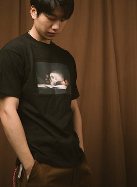 NOF studio  Zinkowski Tee艺术家油画骷髅骨头短袖