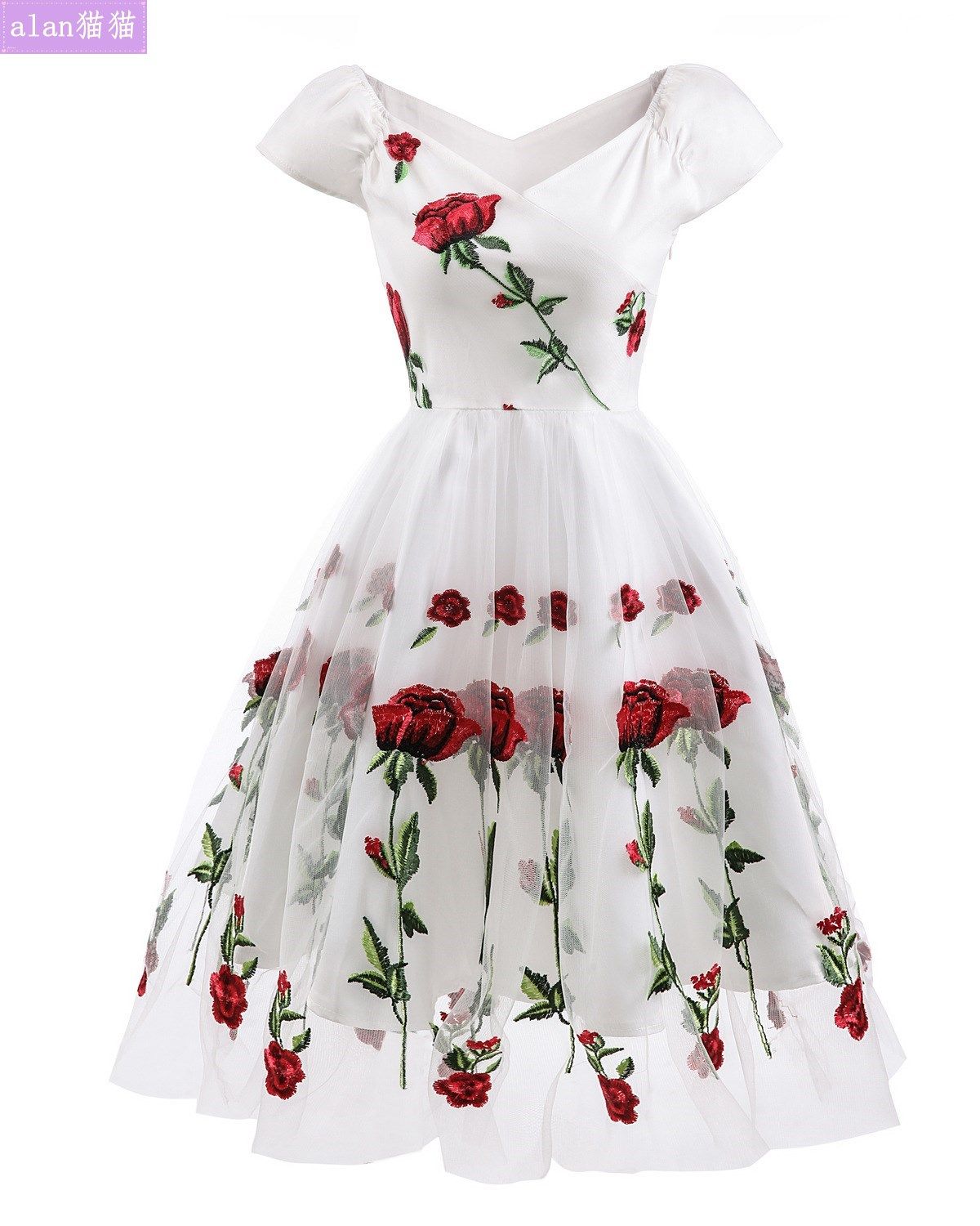 whiteWomenLaceDressfemale