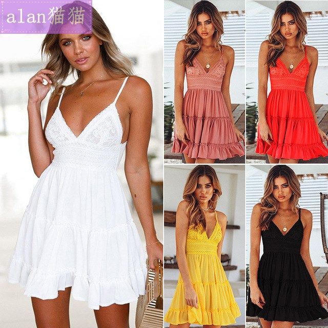 womenladiescasualdress图片