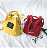 bucket Vintage student包 shoulder handbag canvas bag