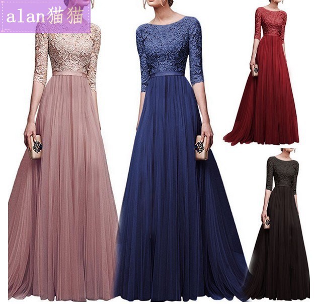 women formal dress gown party ladies long dresses 女士礼服裙