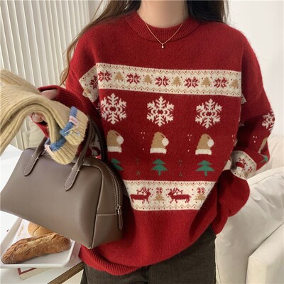 Autumn/Winter Christmas Sweater Women's Casual Loose Hoodie