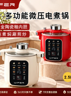 WIFER微压2.5L钛金内胆电煮锅