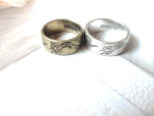 复古做旧戒指指环欧美时尚 百搭潮女简约金属夸张蛇纹尺寸偏大g17