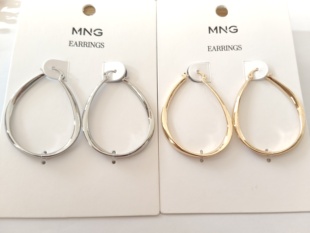 气质简约金属耳钉耳圈耳环欧美时尚百搭学生女个性耳饰品质感潮01