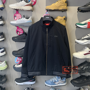 李宁男子棉服日进斗金系列2026春季 宽松防泼水棉夹克AJDW027 新款