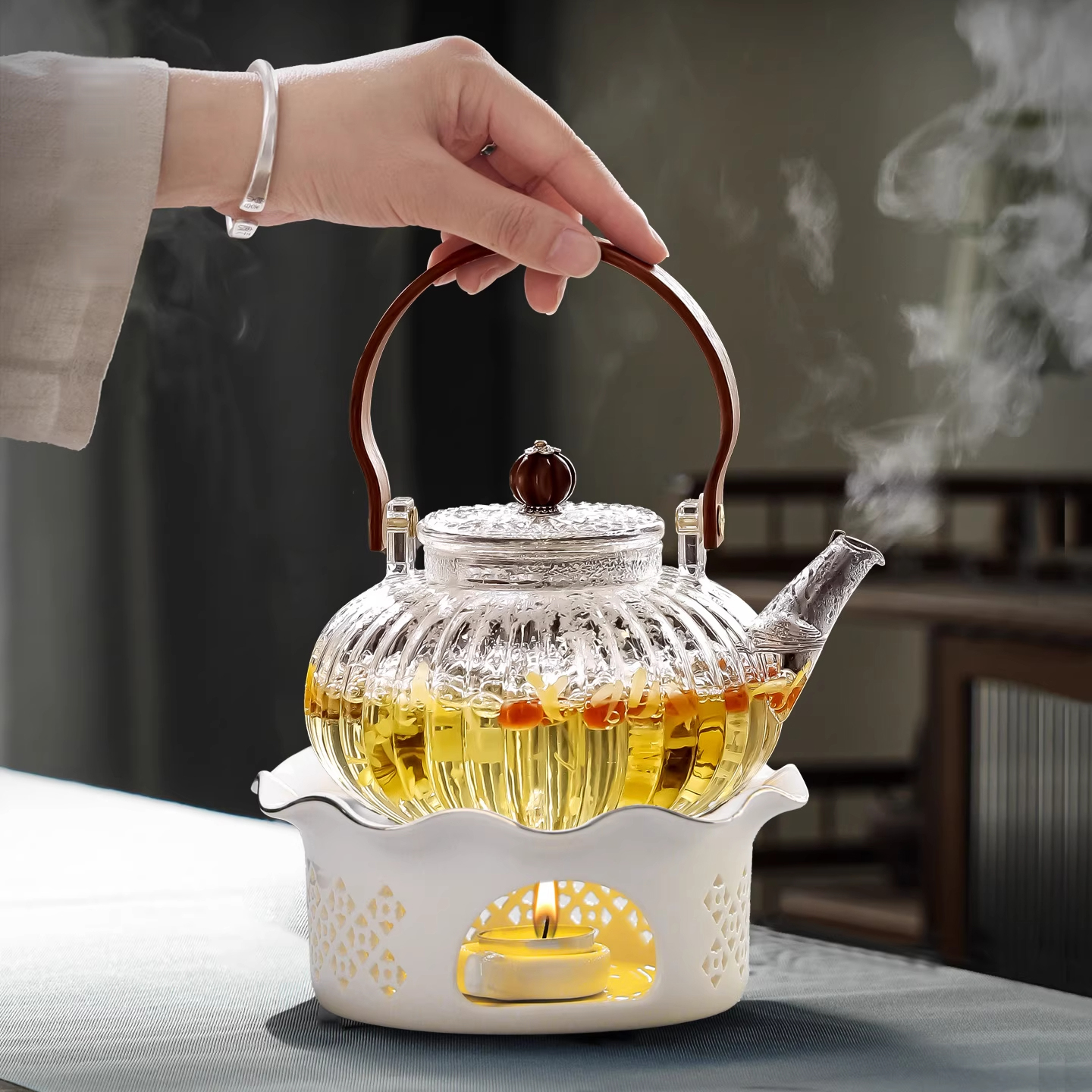 围炉煮茶蜡烛温茶炉套装