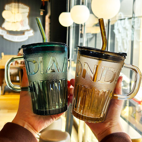 heisou网红ins风玻璃水杯