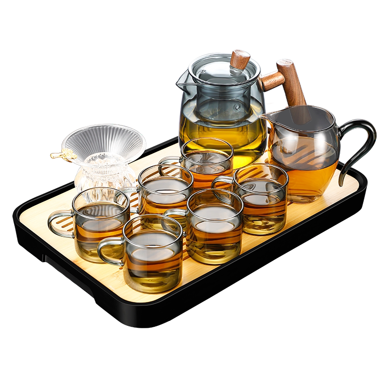 办公室泡茶壶喝茶玻璃茶具套装