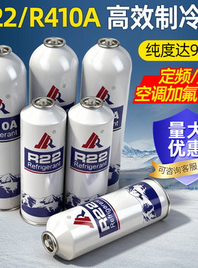 空调R22制冷剂 冰箱雪种R600冷媒R410氟利昂高纯度汽车制冷剂R134