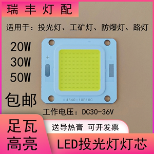 30V路灯工矿灯LED投光灯灯芯