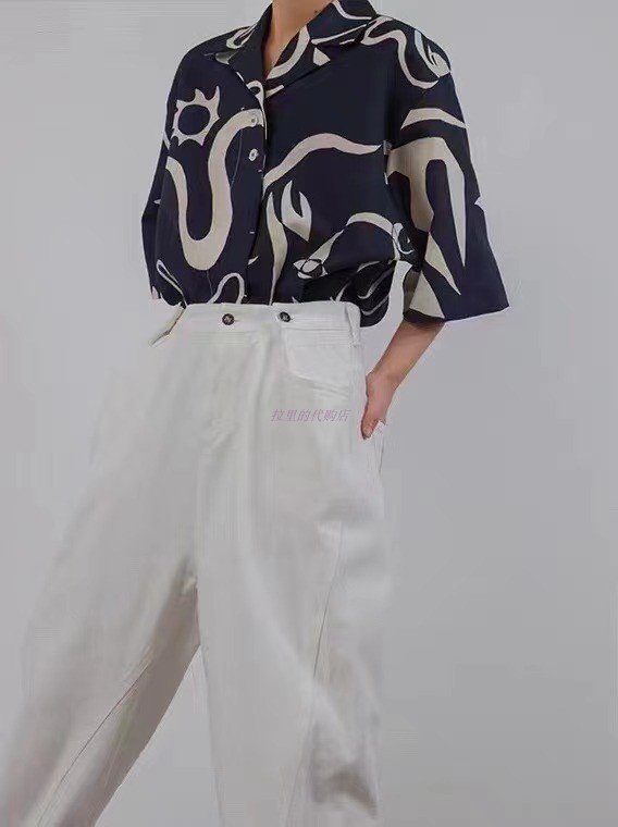 五分袖艺术感简约大气风宽松衬衣