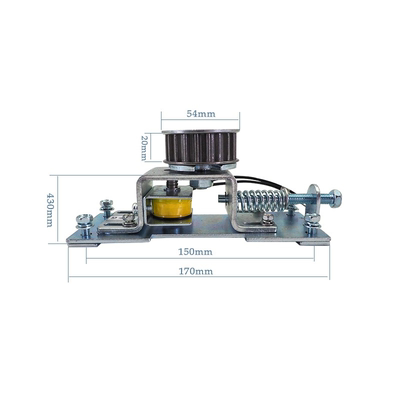 新年特惠自动门尾轮电动平移门张紧器滑轨同步带转动金属轮锌合金