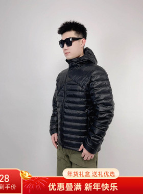 25冬季新品男子短裤连帽轻量羽绒服轻量静音同款排骨服