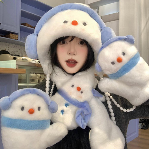 宝茵菲*KELUSI联名款雪人帽子