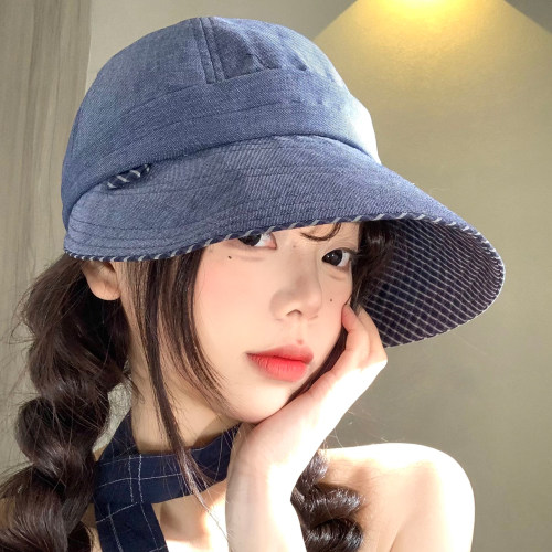 巨好看的渔夫帽女夏户外防紫外线