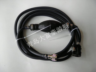 充气橡皮艇 皮筏艇快艇2冲程东发船外机油箱油管改装
