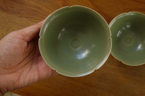 隐山堂酒盏甜品碗草木灰
